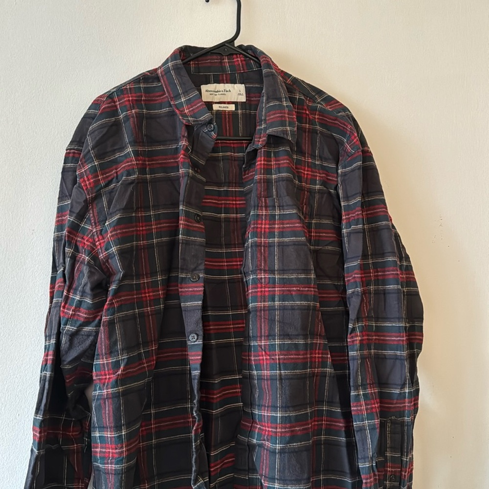 A&F men’s flannel size Large